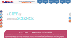 Desktop Screenshot of akankshaivfcentre.com