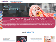 Tablet Screenshot of akankshaivfcentre.com